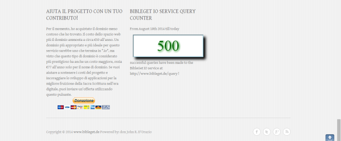 Prime 500 query riuscite! Prime 500 query riuscite!